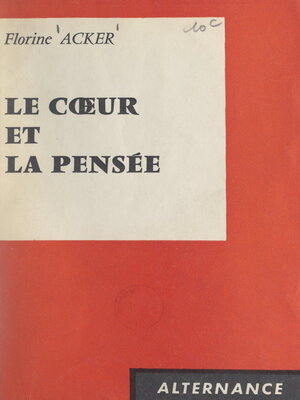 cover image of Le cœur et la pensée